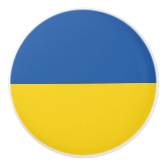 Vlag van Button Oekraïne Keramische Knop (Voorkant)