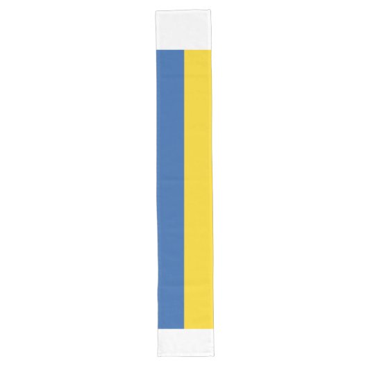 Vlag van Button Oekraïne Lange Tafelloper (Voorkant)