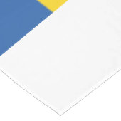 Vlag van Button Oekraïne Lange Tafelloper (Hoek)