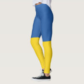 Vlag van Button Oekraïne Leggings (Links)