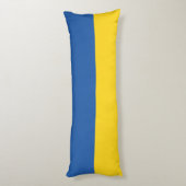 Vlag van Button Oekraïne Lichaamskussen (Achterkant (Verticaal))
