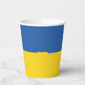 Vlag van Button Oekraïne Papieren Bekers (Links)