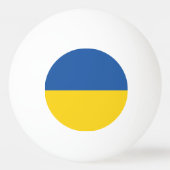 Vlag van Button Oekraïne Pingpongbal (Voorkant)