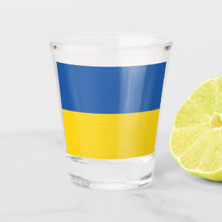 Vlag van Button Oekraïne Shot Glas