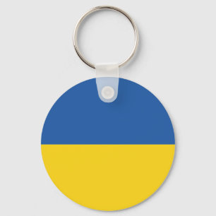 Vlag van Button Oekraïne Sleutelhanger