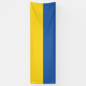 Vlag van Button Oekraïne Spandoek (Verticaal)