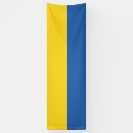 Vlag van Button Oekraïne Spandoek (Verticaal)