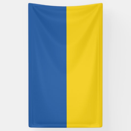 Vlag van Button Oekraïne Spandoek (Verticaal)