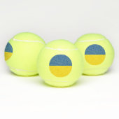 Vlag van Button Oekraïne Tennisballen (Multi)