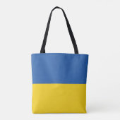Vlag van Button Oekraïne Tote Bag (Achterkant)