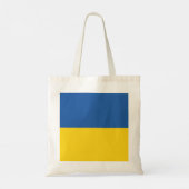 Vlag van Button Oekraïne Tote Bag (Achterkant)