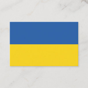 Vlag van Button Oekraïne Visitekaartje