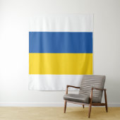 Vlag van Button Oekraïne Wandkleed (In situ)
