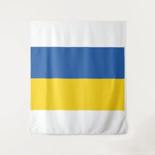 Vlag van Button Oekraïne Wandkleed
