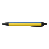 Vlag van Button Oekraïne Zwarte Inkt Pen (Bodem)
