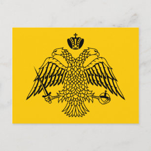 Vlag van Byzantine Briefkaart