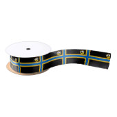 Vlag van Caithness Satin Ribbon Satijnen Lint (Spoel)