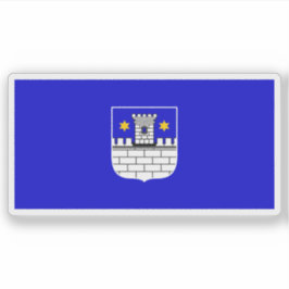 Vlag van Cakovec, Kroatië Sticker