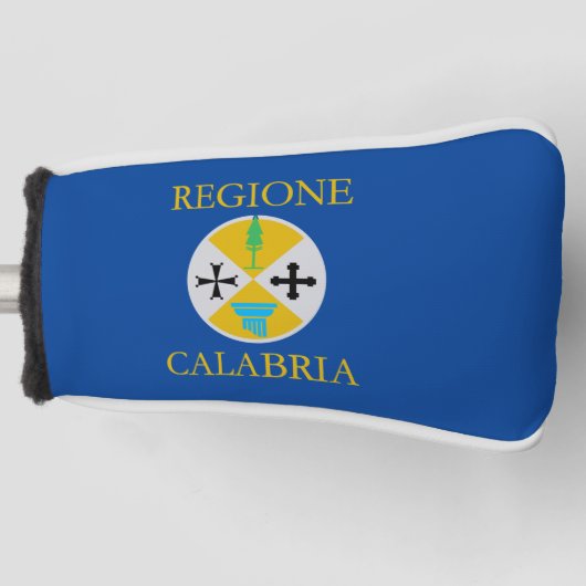 Vlag van Calabrië (Italië) Golfheadcover (Voorkant)
