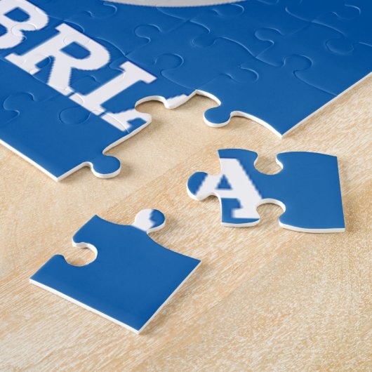 Vlag van Calabrië (Italië) Legpuzzel (Zijkant)