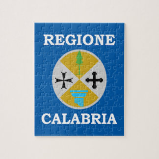 Vlag van Calabrië (Italië) Legpuzzel