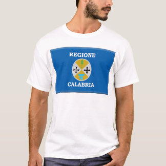 Vlag van Calabrië (Italië) T-shirt
