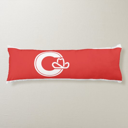Vlag van Calgary, Alberta Body Pillow Lichaamskussen (Voorkant)