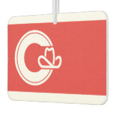 Vlag van Calgary, Alberta Bottle Opener Luchtverfrisser (Links)