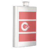 Vlag van Calgary, Alberta Flask Flacon (Rechts)