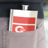 Vlag van Calgary, Alberta Flask Flacon (Voorbeeld)