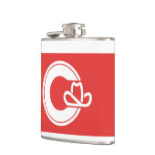 Vlag van Calgary, Alberta Fles Heupfles (Links)