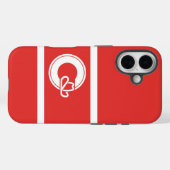 Vlag van Calgary, Alberta Hoesje-Mate iPhone Case (Achterkant (horizontaal))