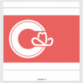 Vlag van Calgary, Alberta Sticker (Vel)