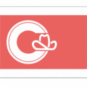 Vlag van Calgary, Alberta Sticker (Voorkant)
