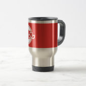 Vlag van Calgary, Alberta Travel Mug Reisbeker (Voorkant rechts)