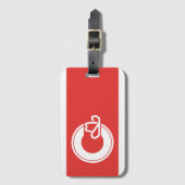 Vlag van Calgary, Bagagelabel van Alberta (Voorkant (verticaal))