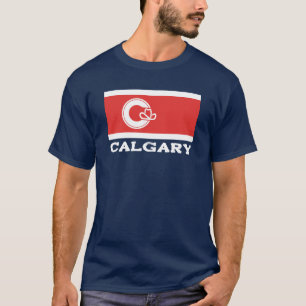 Vlag van Calgary, CANADA T-shirt