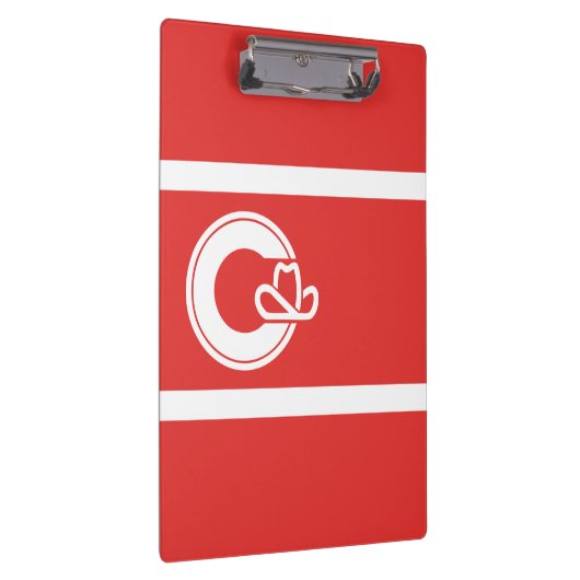 Vlag van Calgary, klembord van Alberta (Rechts)