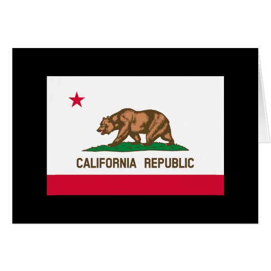 Vlag van Californië (Voorkant Horizontaal)