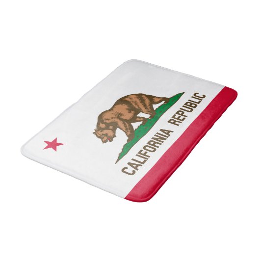 Vlag van Californië Badmat (Gekanteld)