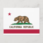 Vlag van Californië Briefkaart (Voorkant)