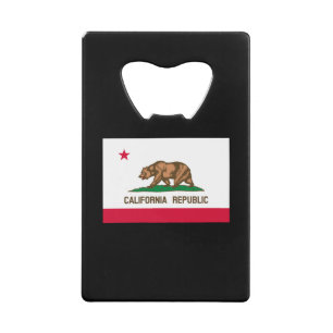 Vlag van Californië Creditkaart Flessenopener