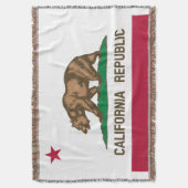 Vlag van Californië Deken (Voorkant Verticaal)