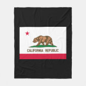 Vlag van Californië Fleece Deken (Voorkant)