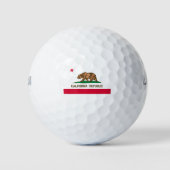 Vlag van Californië Golfballen (Voorkant)