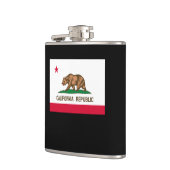 Vlag van Californië Heupfles (Links)