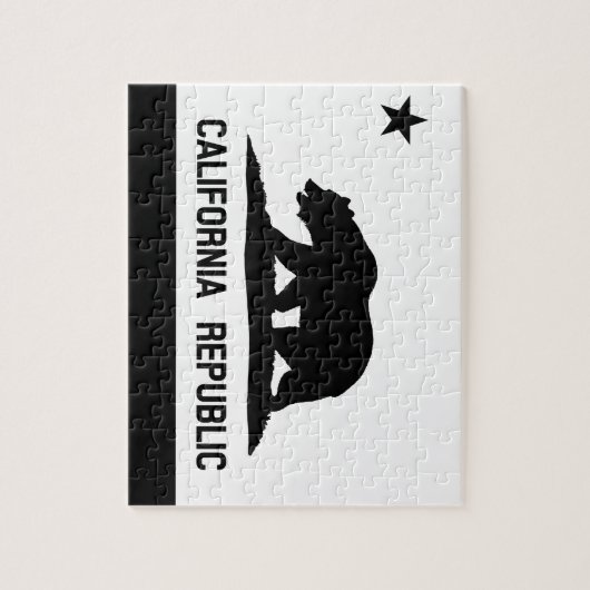 Vlag van Californië Legpuzzel (Verticaal)