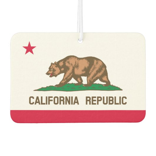 Vlag van Californië Luchtverfrisser (Voorkant)