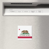 Vlag van Californië Magneet (Insitu (Vaatwasser))