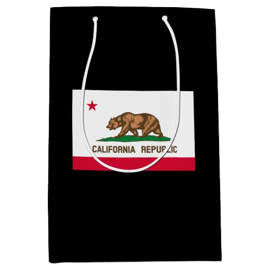 Vlag van Californië Medium Cadeauzakje (Voorkant)